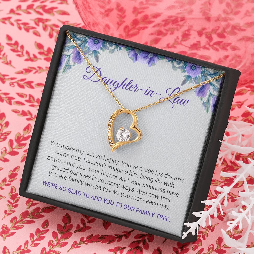 Daughter In Law | We Are So Glad to Add You 💜💎 | Jewelry | C30025TG, C30025TR, lx-C30025, PB23-WOOD, PROD-1892882, PT-781, TNM-1, USER-43062 | TageUnlimited