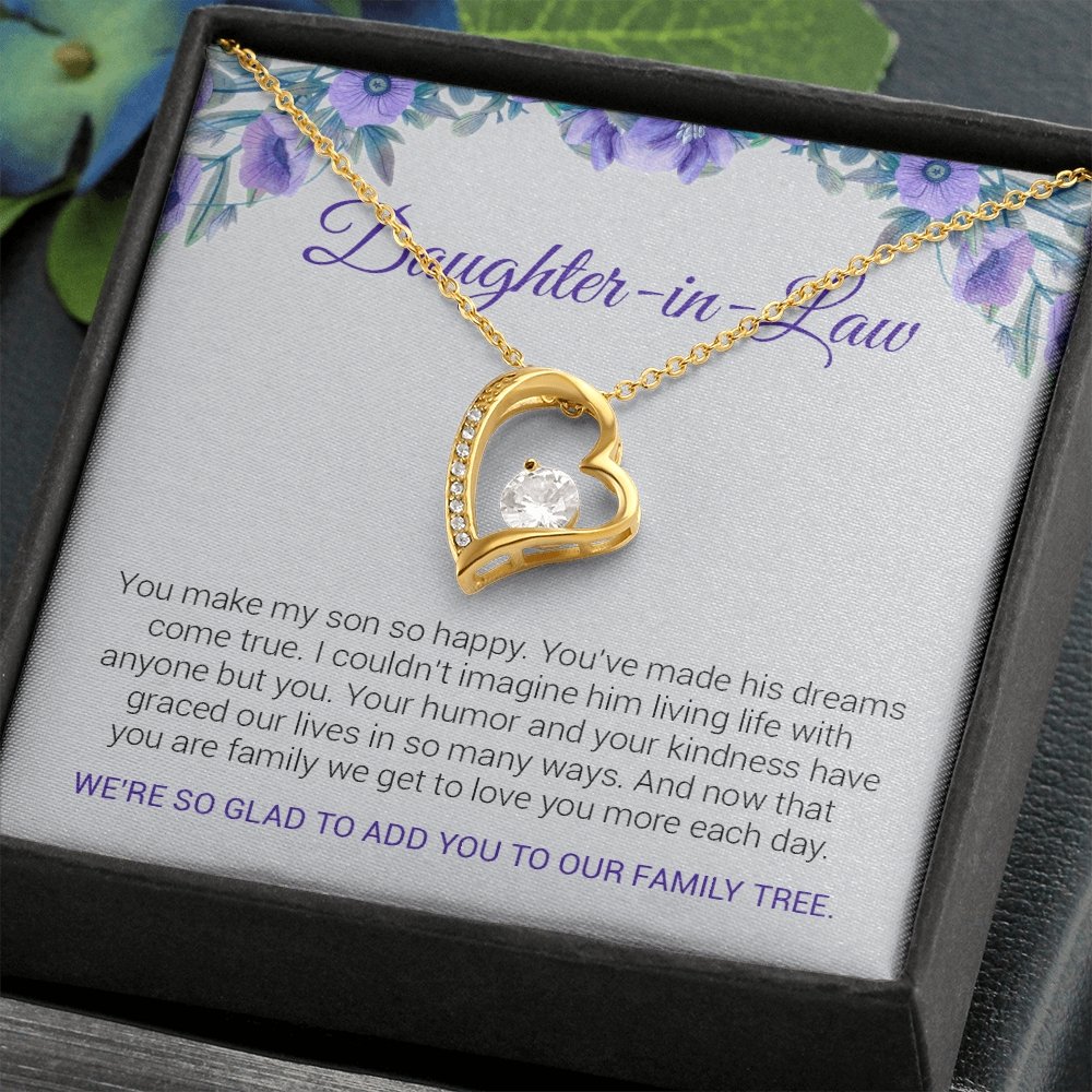 Daughter In Law | We Are So Glad to Add You 💜💎 | Jewelry | C30025TG, C30025TR, lx-C30025, PB23-WOOD, PROD-1892882, PT-781, TNM-1, USER-43062 | TageUnlimited