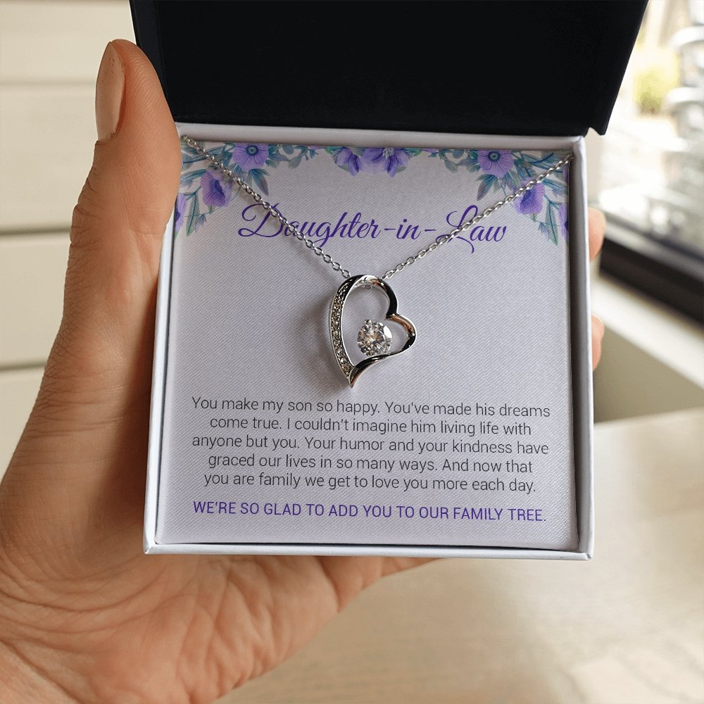 Daughter In Law | We Are So Glad to Add You 💜💎 | Jewelry | C30025TG, C30025TR, lx-C30025, PB23-WOOD, PROD-1892882, PT-781, TNM-1, USER-43062 | TageUnlimited