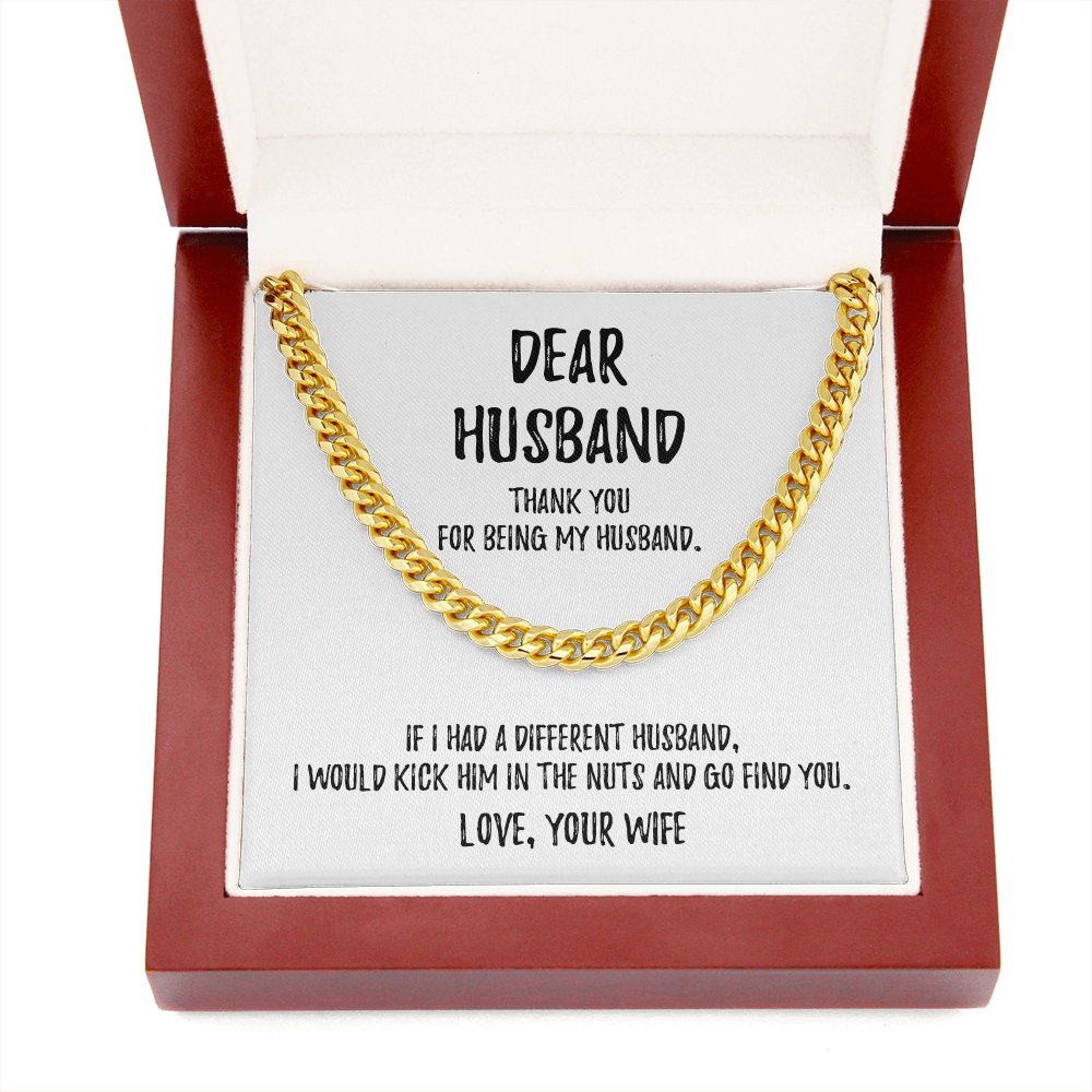 Dear Husband | Thank You For Being My Husband ❤️🥰 | Jewelry | C30184T, C30184TG, lx-C30184, PB23-WOOD, PROD-1818093, PT-1772, USER-43062 | TageUnlimited