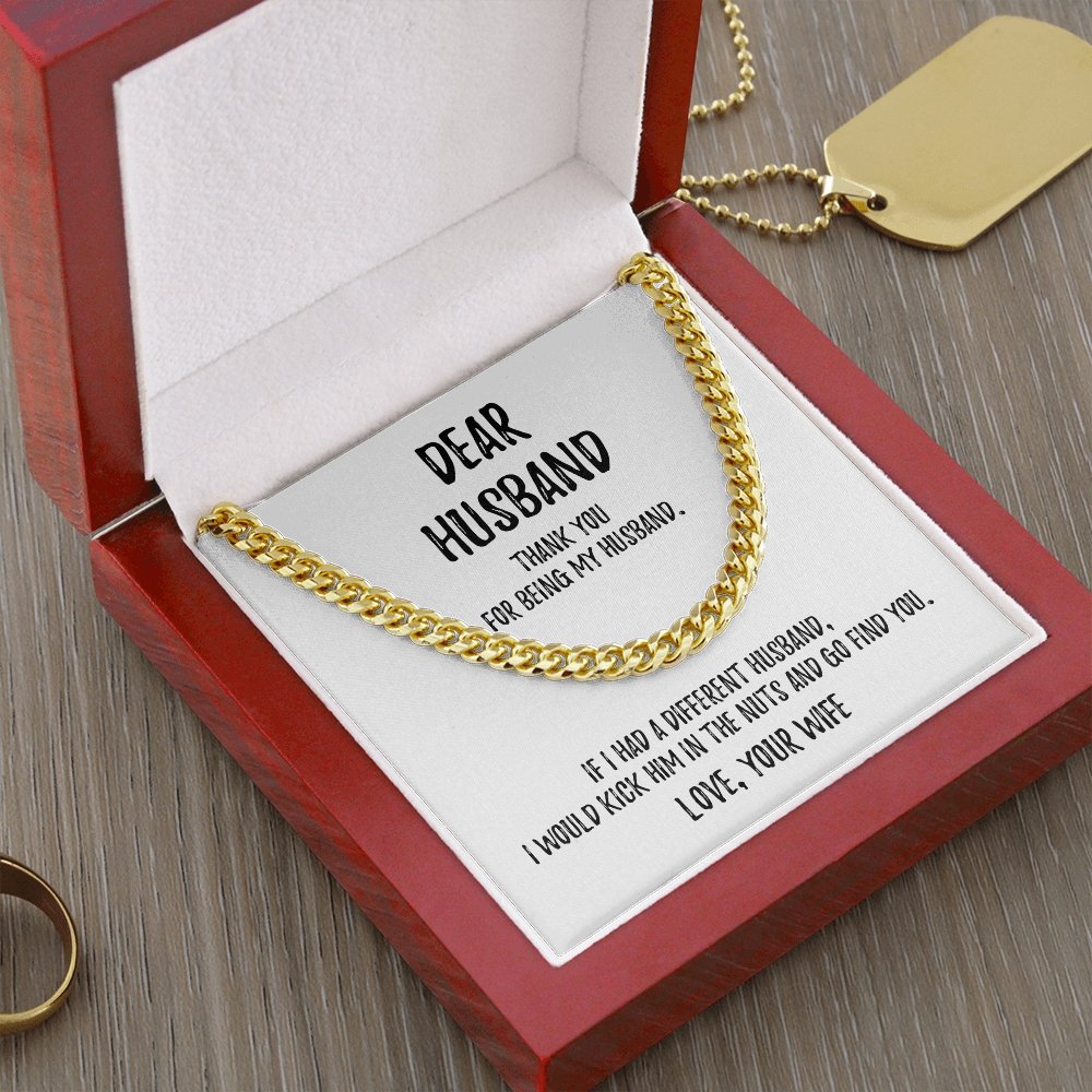 Dear Husband | Thank You For Being My Husband ❤️🥰 | Jewelry | C30184T, C30184TG, lx-C30184, PB23-WOOD, PROD-1818093, PT-1772, USER-43062 | TageUnlimited
