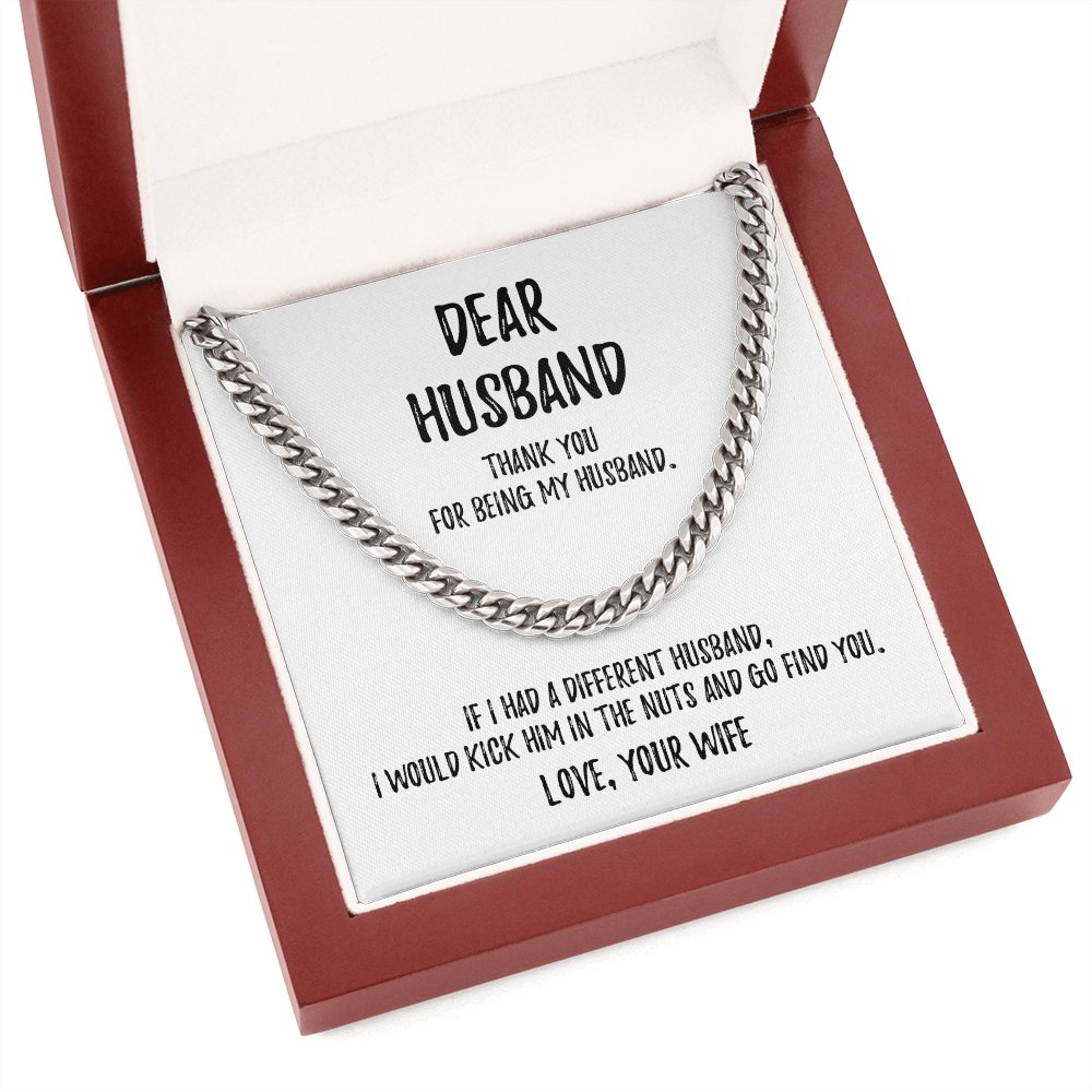 Dear Husband | Thank You For Being My Husband ❤️🥰 | Jewelry | C30184T, C30184TG, lx-C30184, PB23-WOOD, PROD-1818093, PT-1772, USER-43062 | TageUnlimited