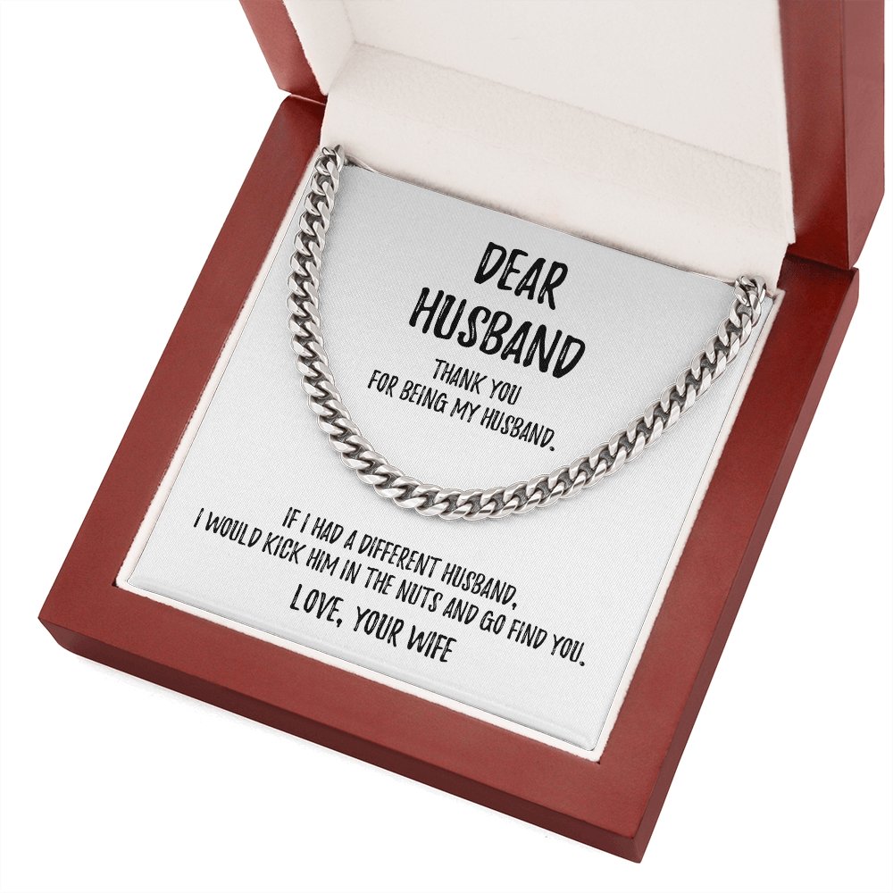 Dear Husband | Thank You For Being My Husband ❤️🥰 | Jewelry | C30184T, C30184TG, lx-C30184, PB23-WOOD, PROD-1818093, PT-1772, USER-43062 | TageUnlimited