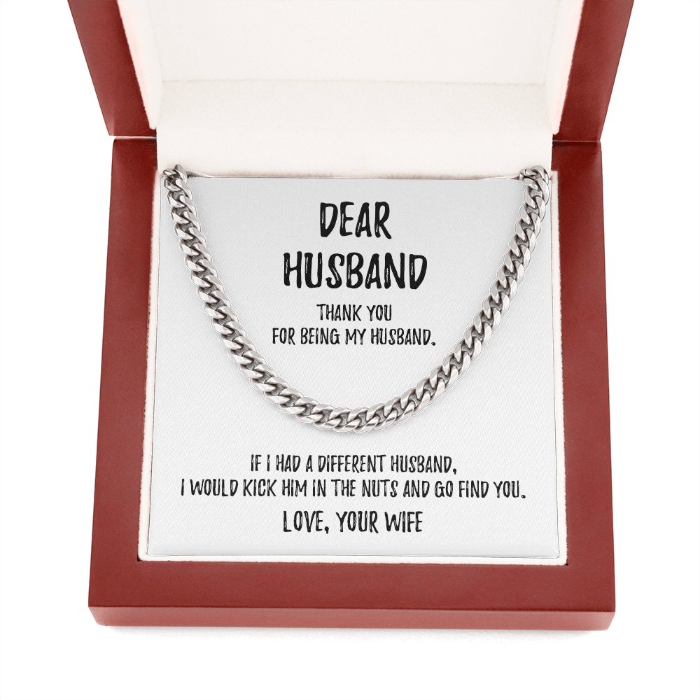 Dear Husband | Thank You For Being My Husband ❤️🥰 | Jewelry | C30184T, C30184TG, lx-C30184, PB23-WOOD, PROD-1818093, PT-1772, USER-43062 | TageUnlimited