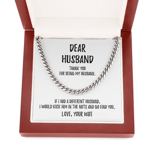 Dear Husband | Thank You For Being My Husband ❤️🥰 | Jewelry | C30184T, C30184TG, lx-C30184, PB23-WOOD, PROD-1818093, PT-1772, USER-43062 | TageUnlimited