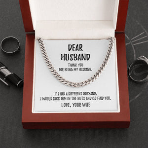 Dear Husband | Thank You For Being My Husband ❤️🥰 | Jewelry | C30184T, C30184TG, lx-C30184, PB23-WOOD, PROD-1818093, PT-1772, USER-43062 | TageUnlimited