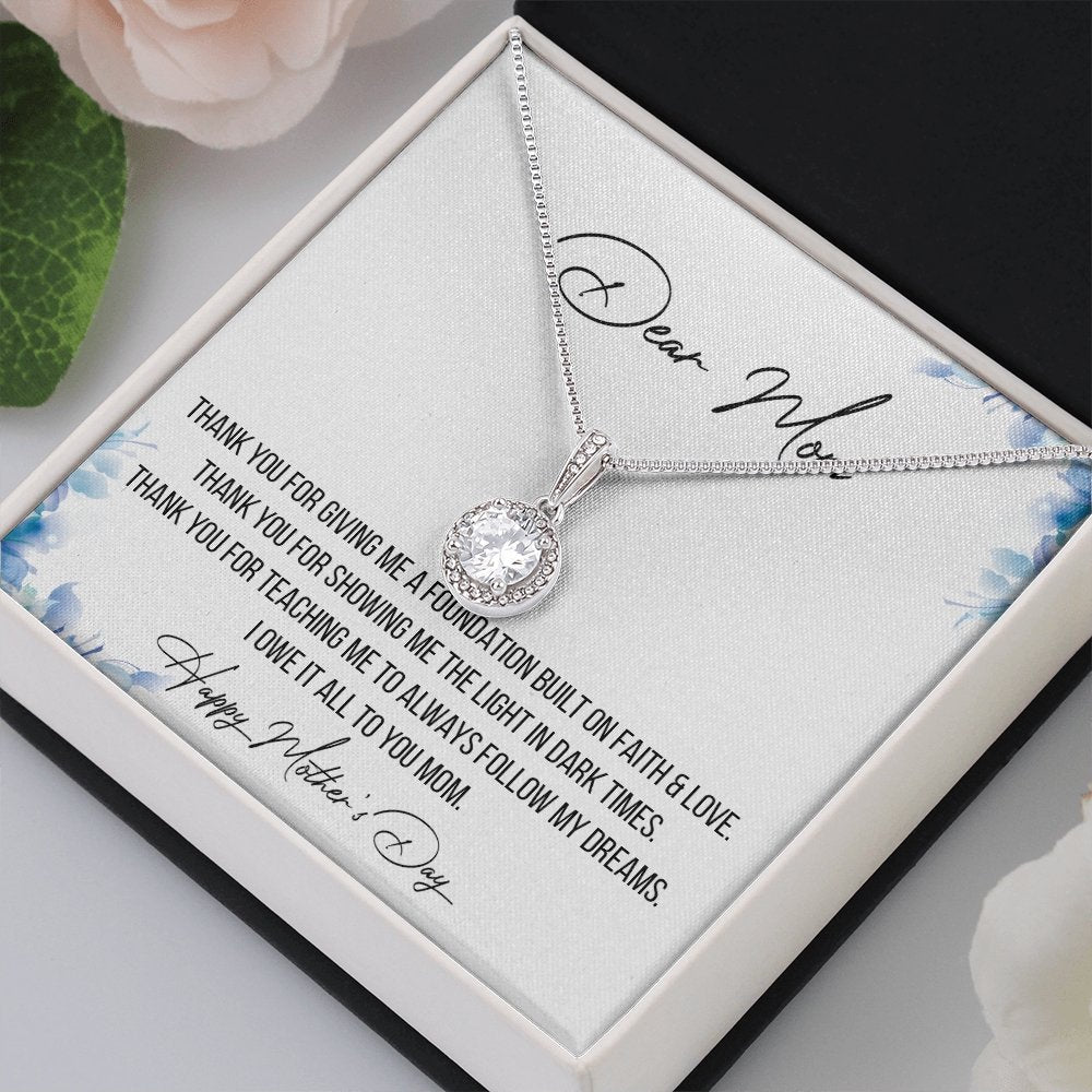 Dear Mom | I Owe It All To You | Jewelry | C30187TR, lx-C30187, PB23-WOOD, PROD-2096674, PT-2646, TNM-1, USER-43062 | TageUnlimited