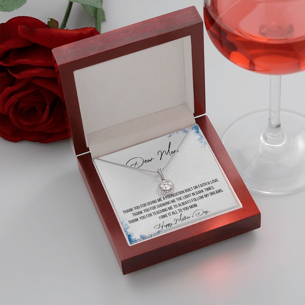 Dear Mom | I Owe It All To You | Jewelry | C30187TR, lx-C30187, PB23-WOOD, PROD-2096674, PT-2646, TNM-1, USER-43062 | TageUnlimited