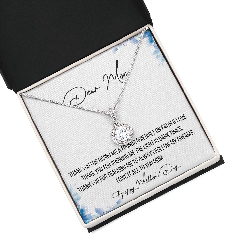 Dear Mom | I Owe It All To You | Jewelry | C30187TR, lx-C30187, PB23-WOOD, PROD-2096674, PT-2646, TNM-1, USER-43062 | TageUnlimited
