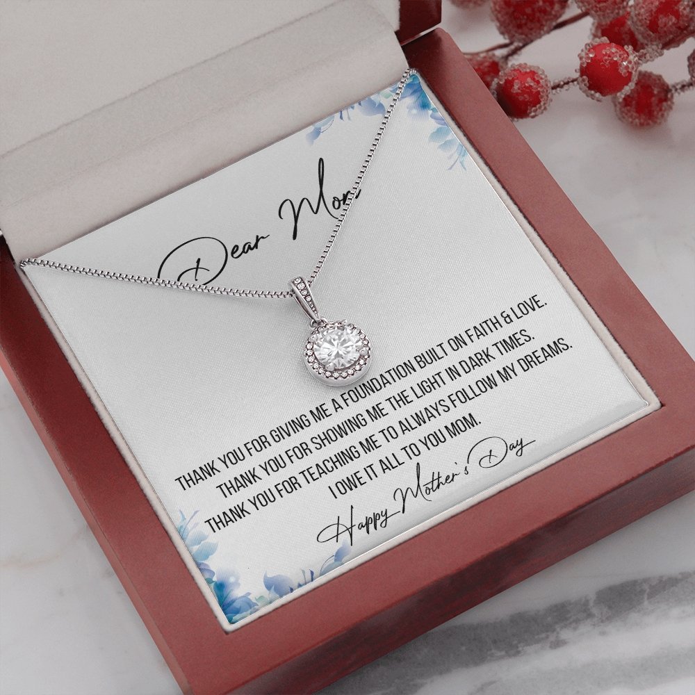 Dear Mom | I Owe It All To You | Jewelry | C30187TR, lx-C30187, PB23-WOOD, PROD-2096674, PT-2646, TNM-1, USER-43062 | TageUnlimited