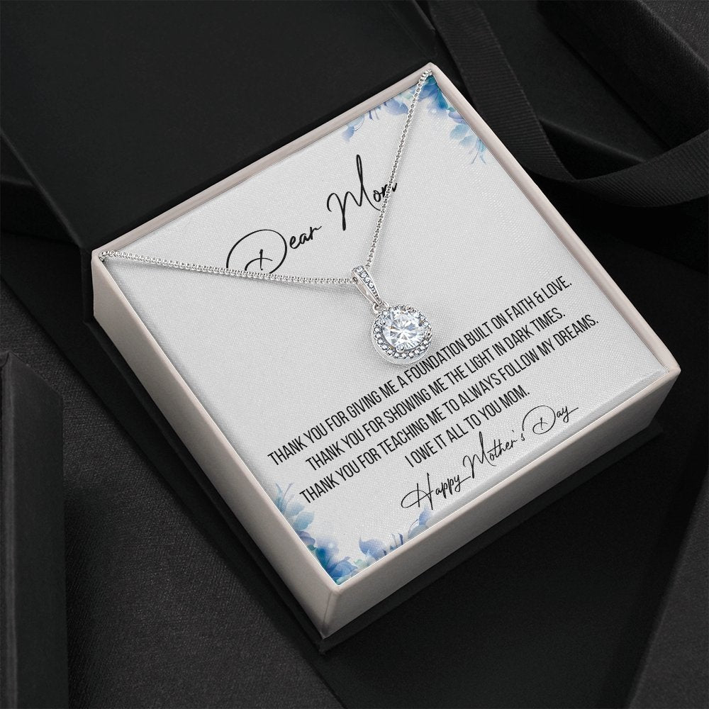 Dear Mom | I Owe It All To You | Jewelry | C30187TR, lx-C30187, PB23-WOOD, PROD-2096674, PT-2646, TNM-1, USER-43062 | TageUnlimited