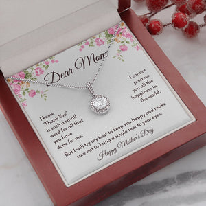 Dear Mom | Thank You Is Such A Small Word | Jewelry | C30187TR, lx-C30187, PB23-WOOD, PROD-2008317, PT-2646, TNM-1, USER-43062 | TageUnlimited