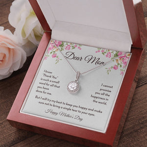 Dear Mom | Thank You Is Such A Small Word | Jewelry | C30187TR, lx-C30187, PB23-WOOD, PROD-2008317, PT-2646, TNM-1, USER-43062 | TageUnlimited