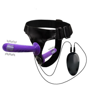 Dildo Vibrator Strap On Double Vibrating Penis for Women with Harness Belt Dildos for Lesbian Adult Sex Toys | TageUnlimited