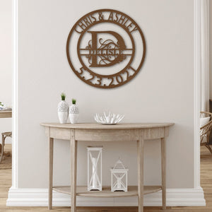 Elaborate Split Style Monogram Wall Art | Wall Art | lx-metal, M006-1, M006-2, M006-3, M007-1, M007-2, M007-3, M008-1, M008-2, M008-3, M009-1, M009-2, M009-3, PROD-1736597, PT-2289, USER-43062 | TageUnlimited