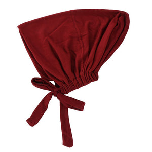 ETOSELL Muslim Women Jersey Inner Tie Back Hijab Cap Stretchy HIjab Cap Islamic Hijab Bonnet with Rope No Slip Underscarf Turban | TageUnlimited