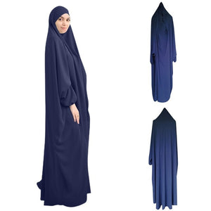 Etosell Women Hooded Muslim Hijab Abaya Eid Prayer Garment Jilbab Abaya Long Khimar Full Cover Ramadan Gown Dress Islamic Cloth | TageUnlimited