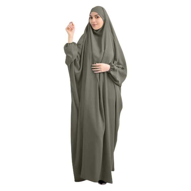 Etosell Women Hooded Muslim Hijab Abaya Eid Prayer Garment Jilbab Abaya Long Khimar Full Cover Ramadan Gown Dress Islamic Cloth | TageUnlimited
