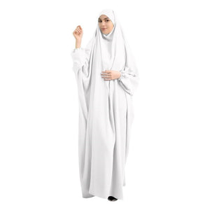 Etosell Women Hooded Muslim Hijab Abaya Eid Prayer Garment Jilbab Abaya Long Khimar Full Cover Ramadan Gown Dress Islamic Cloth | TageUnlimited