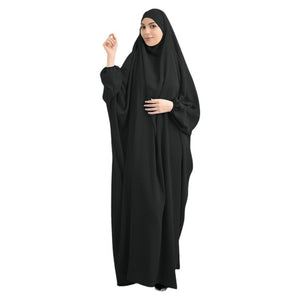 Etosell Women Hooded Muslim Hijab Abaya Eid Prayer Garment Jilbab Abaya Long Khimar Full Cover Ramadan Gown Dress Islamic Cloth | TageUnlimited