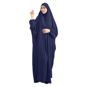 Etosell Women Hooded Muslim Hijab Abaya Eid Prayer Garment Jilbab Abaya Long Khimar Full Cover Ramadan Gown Dress Islamic Cloth | TageUnlimited