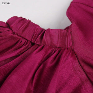 Evening Sexy Dresses Gown For Party Formal Slash Neck Lantern Sleeve Bodycon Mid Calf Elegant Night Dinner Vestidos Mujer Dress | 0 | TageUnlimited