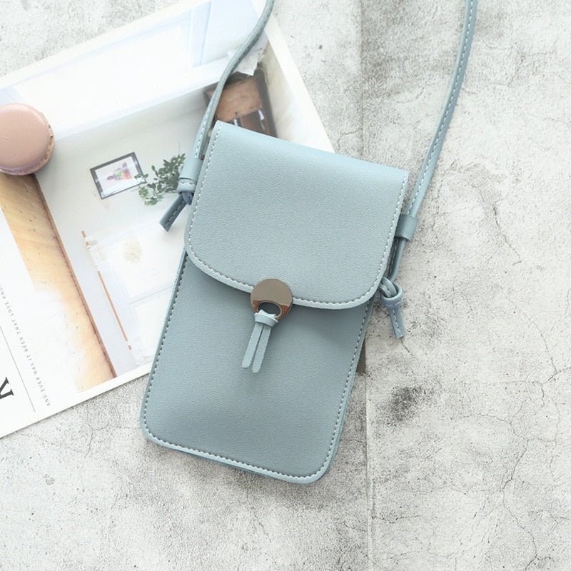 Fashion Cellphone Shoulder Bag Women PU Leather Crossbody Bag New Handbag Card Holder Messenger Bag Flap Wallet | 0 | Tage-Active