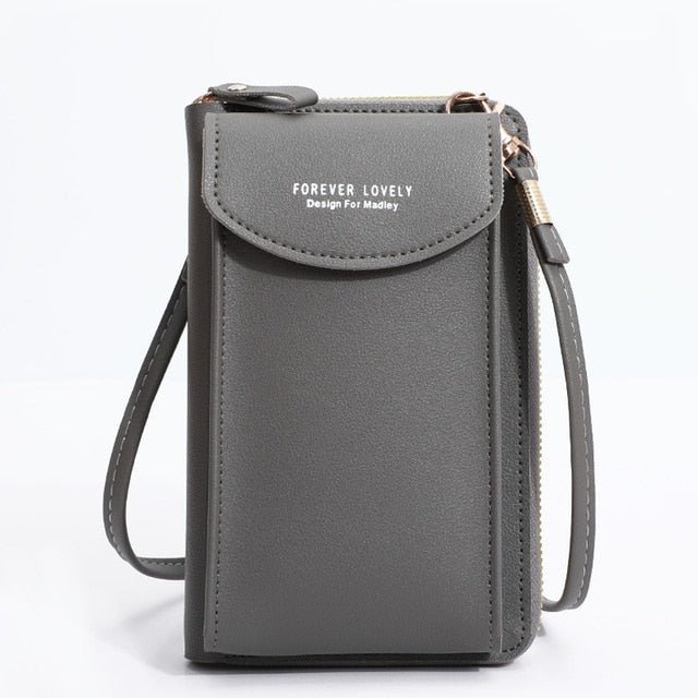 Fashion Cellphone Shoulder Bag Women PU Leather Crossbody Bag New Handbag Card Holder Messenger Bag Flap Wallet | 0 | Tage-Active