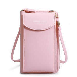 Fashion Cellphone Shoulder Bag Women PU Leather Crossbody Bag New Handbag Card Holder Messenger Bag Flap Wallet | 0 | Tage-Active