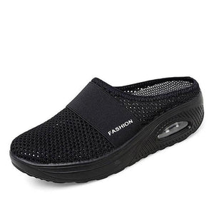Fashion Summer Sandals Platform Slippers Outdoor Casual Flip Flops Wedge Slippers Women Flats Mesh Shoes Female Slides | 0 | Tage-Active