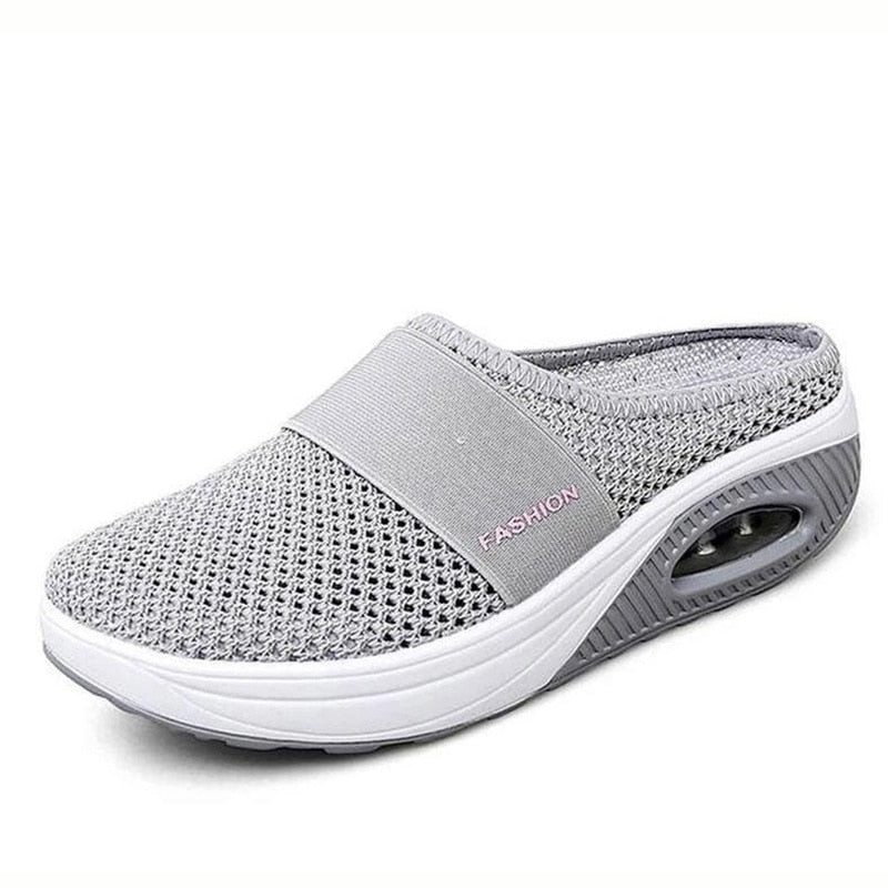 Fashion Summer Sandals Platform Slippers Outdoor Casual Flip Flops Wedge Slippers Women Flats Mesh Shoes Female Slides | 0 | Tage-Active