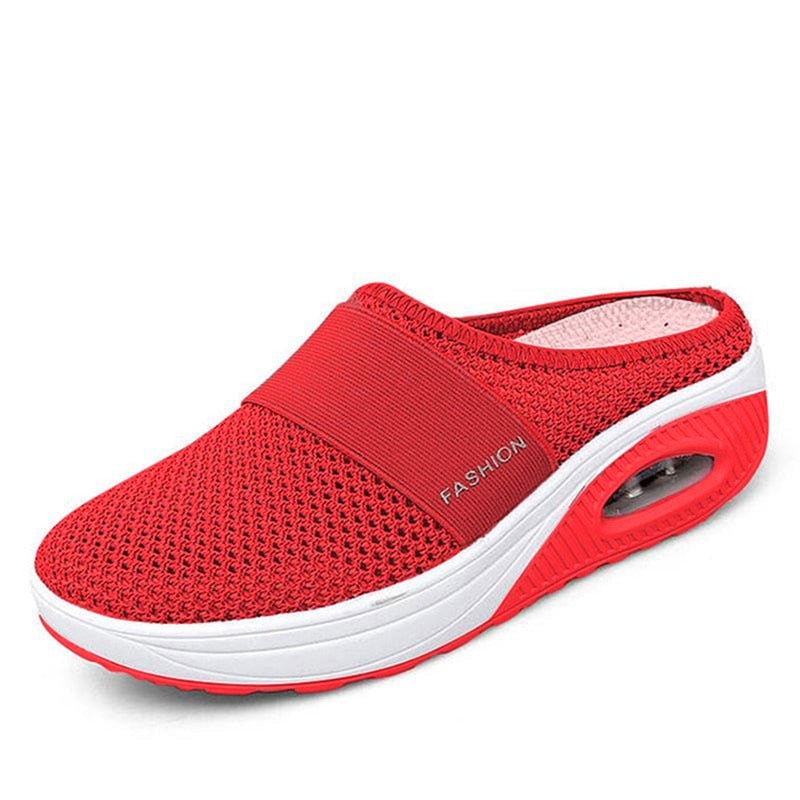Fashion Summer Sandals Platform Slippers Outdoor Casual Flip Flops Wedge Slippers Women Flats Mesh Shoes Female Slides | 0 | Tage-Active