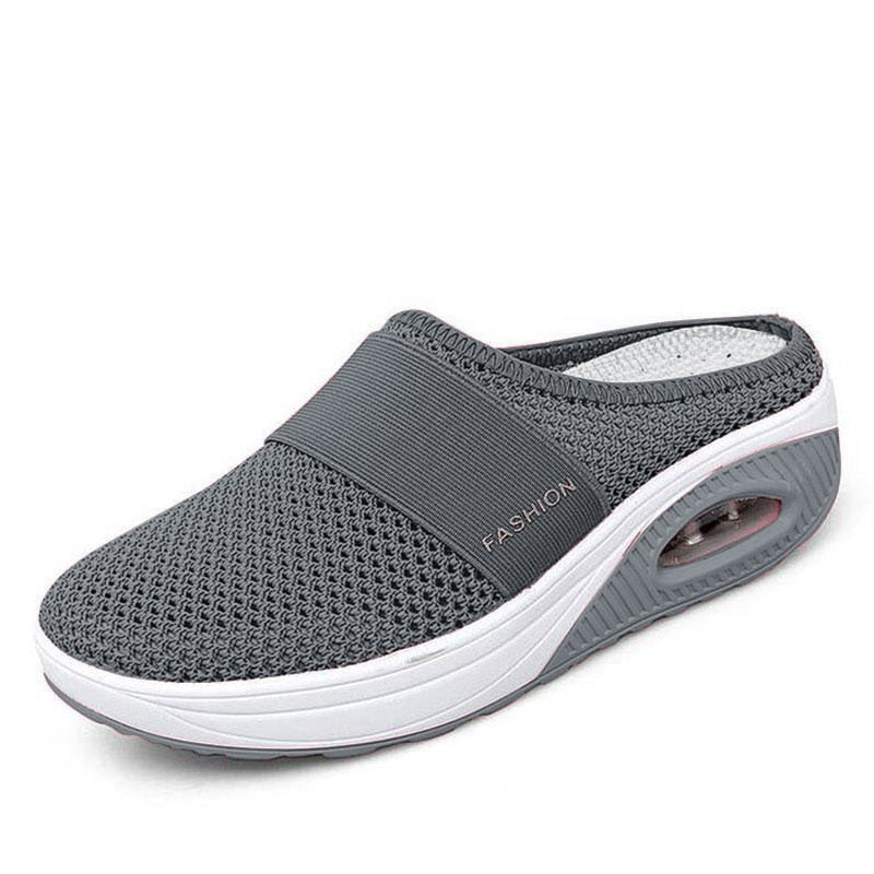 Fashion Summer Sandals Platform Slippers Outdoor Casual Flip Flops Wedge Slippers Women Flats Mesh Shoes Female Slides | 0 | Tage-Active