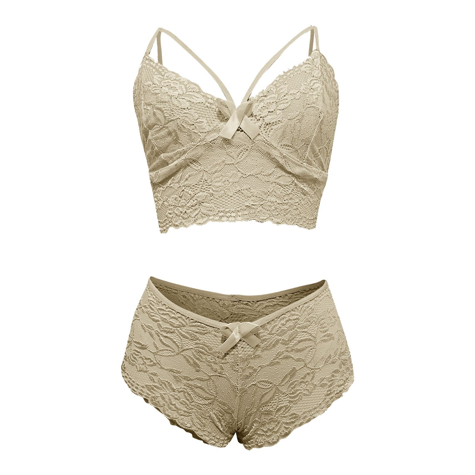 Female Underwear Sexy lingerie Set For Women Plus Size Corset Lace Floral Bralette Bra Two Piece Underwear Lenceria Femenina | TageUnlimited