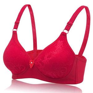 Floral Women Wireless Bras Sexy Female Underwear Brassiere Modis Bralette Gathered Soft Wire Free Bras For Woman Plus SIze | Tage-Active