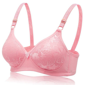Floral Women Wireless Bras Sexy Female Underwear Brassiere Modis Bralette Gathered Soft Wire Free Bras For Woman Plus SIze | Tage-Active