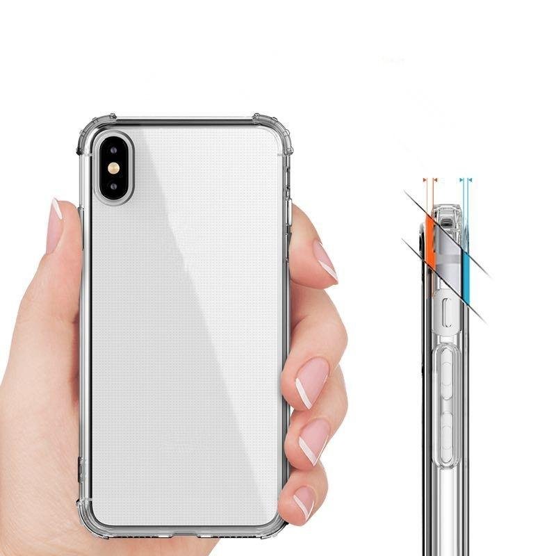 For Iphone 14 13 12 11 Pro Max Drop Protection Clear Soft TPU Case for Iphone XR X XS MAX 14 Plus Transparent Protection Cover | 0 | TageUnlimited