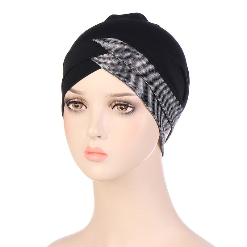 Forehead Cross Muslim turban For Women islamic Inner hijab Cap Islamic UnderScarf Arab wrap head Scarves Hijab turbante mujer | TageUnlimited