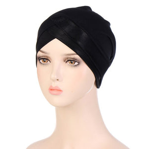 Forehead Cross Muslim turban For Women islamic Inner hijab Cap Islamic UnderScarf Arab wrap head Scarves Hijab turbante mujer | TageUnlimited
