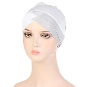 Forehead Cross Muslim turban For Women islamic Inner hijab Cap Islamic UnderScarf Arab wrap head Scarves Hijab turbante mujer | TageUnlimited