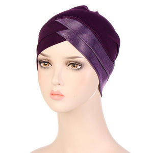 Forehead Cross Muslim turban For Women islamic Inner hijab Cap Islamic UnderScarf Arab wrap head Scarves Hijab turbante mujer | TageUnlimited