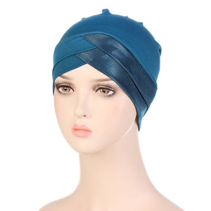 Forehead Cross Muslim turban For Women islamic Inner hijab Cap Islamic UnderScarf Arab wrap head Scarves Hijab turbante mujer | TageUnlimited