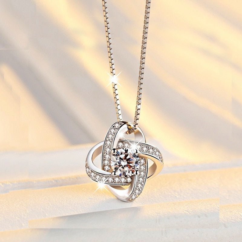 Future Wife Necklaces for Women Soulmate Love Knot Pendant Necklaces Husband Wife Gifts Birthday Jewelry Christmas Gifts | 0 | Tage-Active