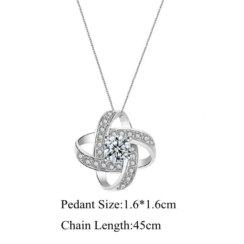 Future Wife Necklaces for Women Soulmate Love Knot Pendant Necklaces Husband Wife Gifts Birthday Jewelry Christmas Gifts | 0 | Tage-Active