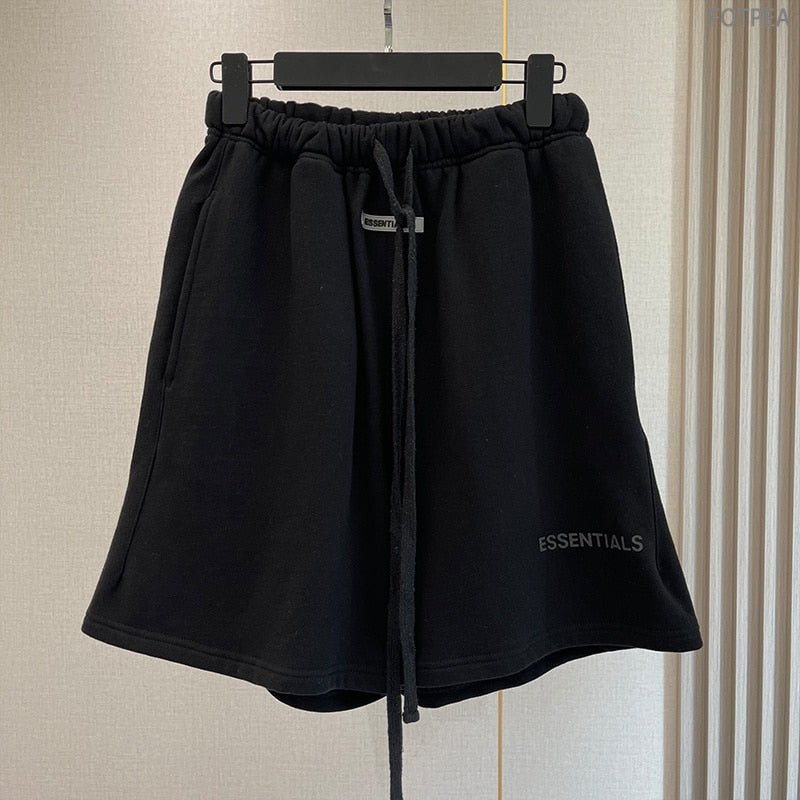 New Men Essentials Summer Shorts Reflective Letter Streetwear Hip Hop Quick-Drying And Breathable Cotton Sports Shorts. | TageUnlimited