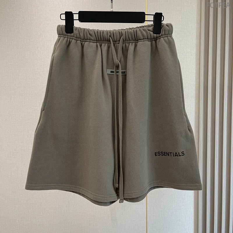New Men Essentials Summer Shorts Reflective Letter Streetwear Hip Hop Quick-Drying And Breathable Cotton Sports Shorts. | TageUnlimited