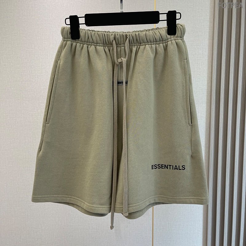 New Men Essentials Summer Shorts Reflective Letter Streetwear Hip Hop Quick-Drying And Breathable Cotton Sports Shorts. | TageUnlimited