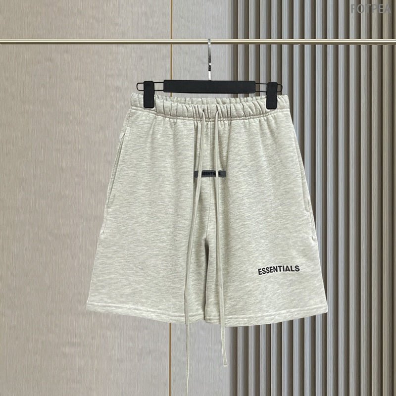 FW21 New Men&#39;s Essentials Summer Shorts Reflective Letter Streetwear Hip Hop Quick-Drying And Breathable Cotton Sports Shorts | TageUnlimited
