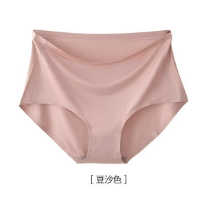 Gentle.Bear Ice Silk Underwear Women Seamless High Waist Panties 4XL Plus Size Breathable Ladies Briefs Elastic Sofe ingerie | TageUnlimited