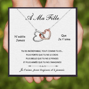 Gifts for Fille Necklaces Daughter France Pendant Necklace to My Mum Dad Gift Crystal Necklace Jewelry Christmas Jewelry | 0 | Tage-Active